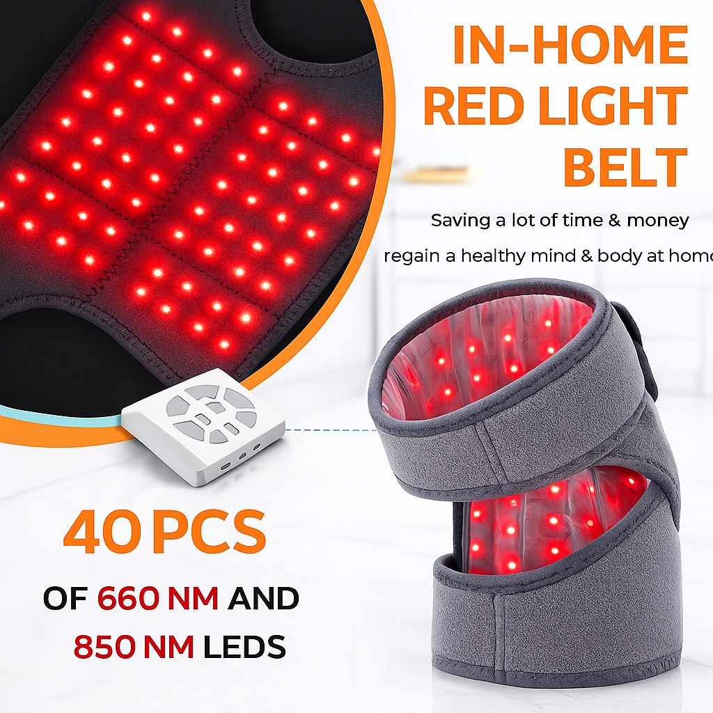 Red Light Heat and Massage Knee Wrap