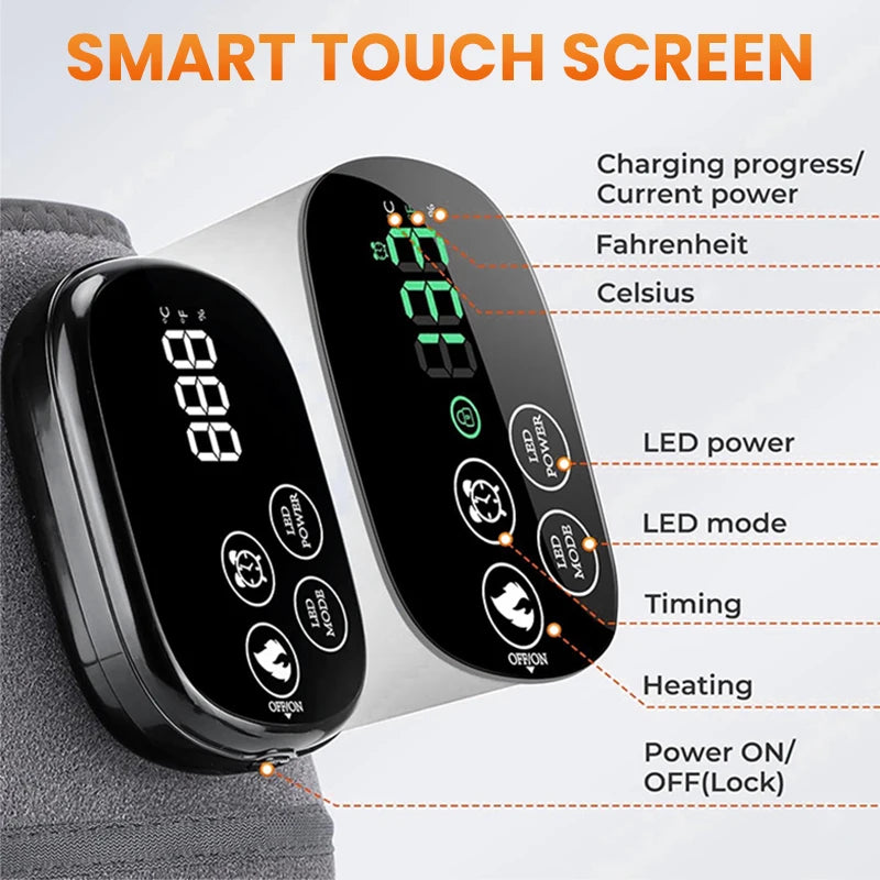 Red Light Heat and Massage Knee Wrap