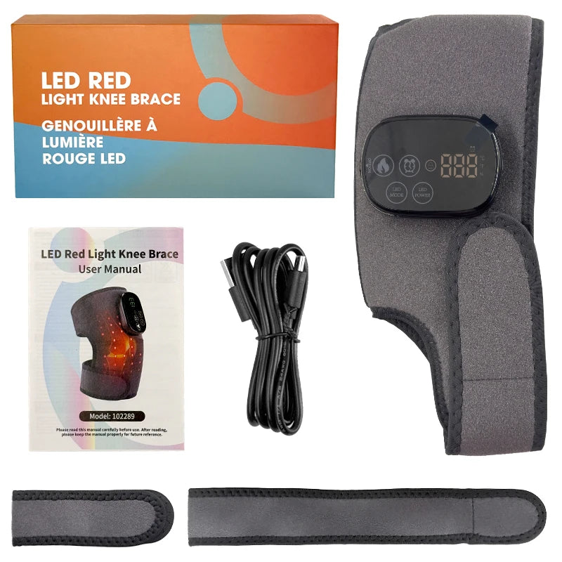 Red Light Heat and Massage Knee Wrap
